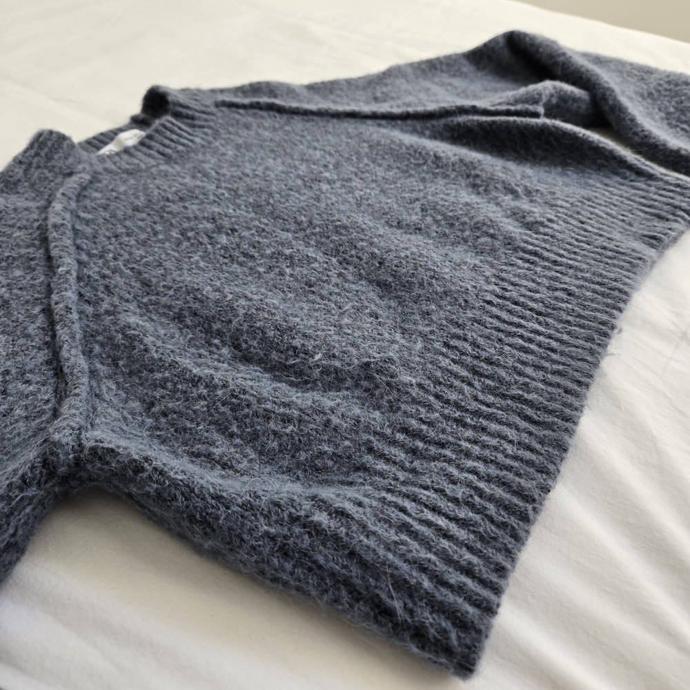 ZARA Wool Crew Neck Sweater - Picture 3 of 9
